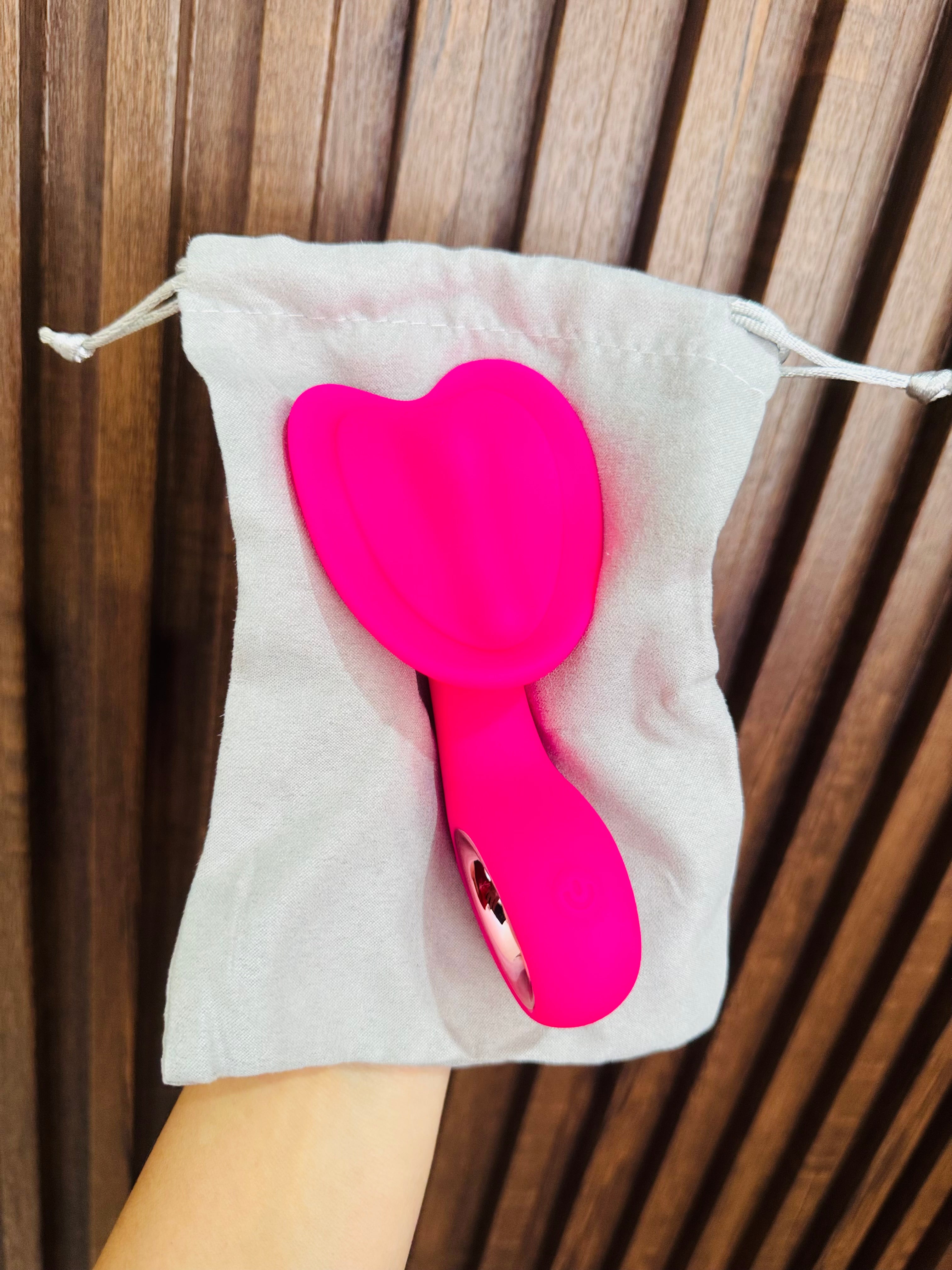 Vibrador diseño de corazón de amor